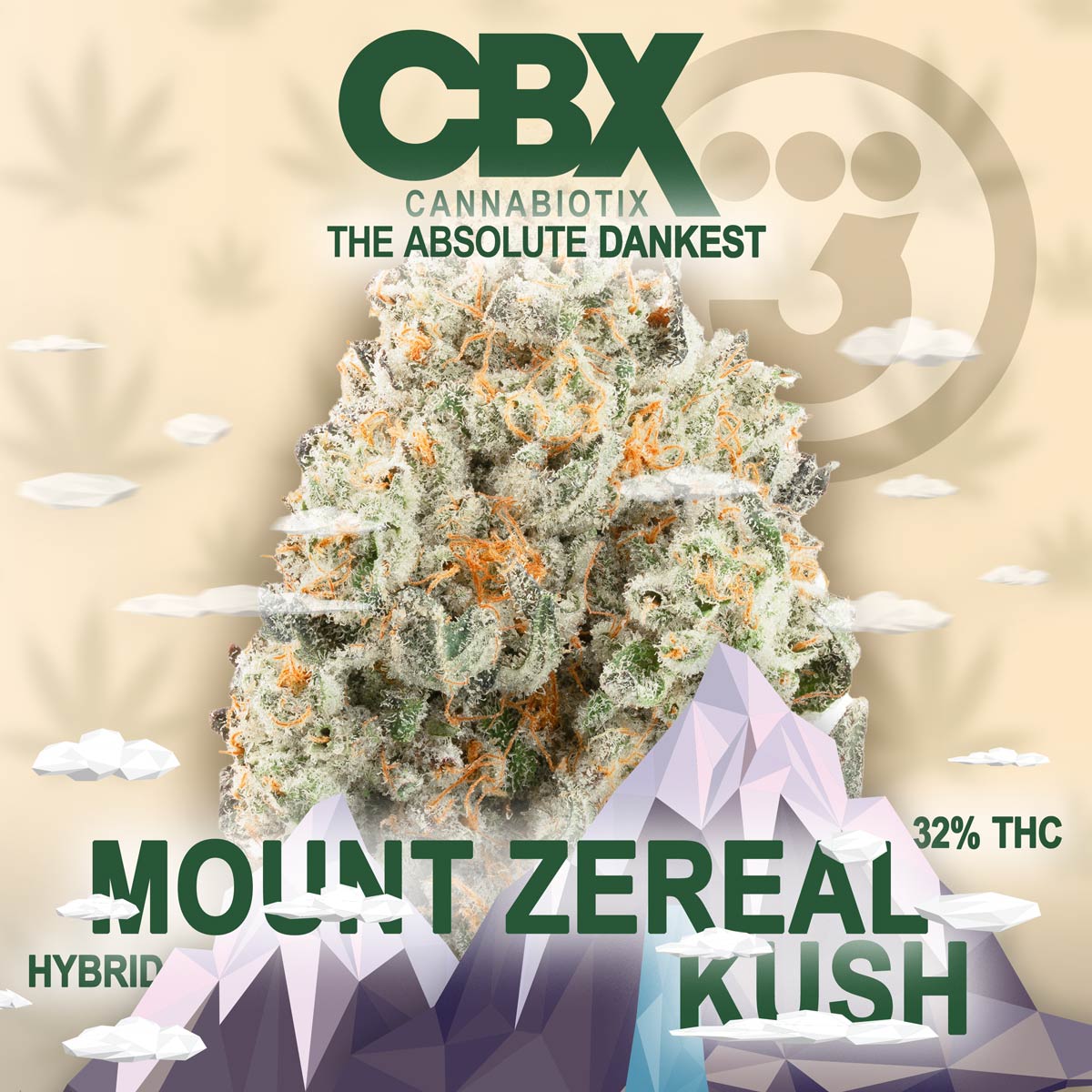 Cannabiotix - Mount Zereal Kush Flower 3.5g