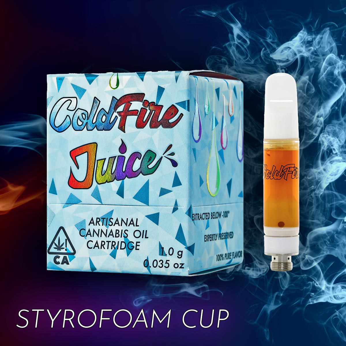 Coldfire Extracts - Styrofoam Cup