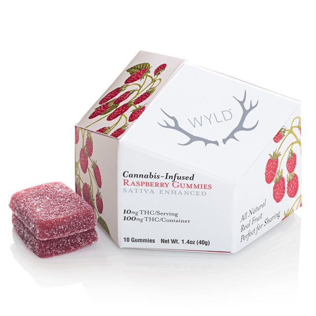 WYLD - Raspberry Sativa Enhanced Gummies 100mg