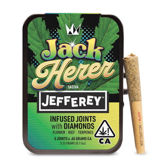 West Coast Cure - Jack Herer Infused Jefferey Preroll 5 Pack 3.25g