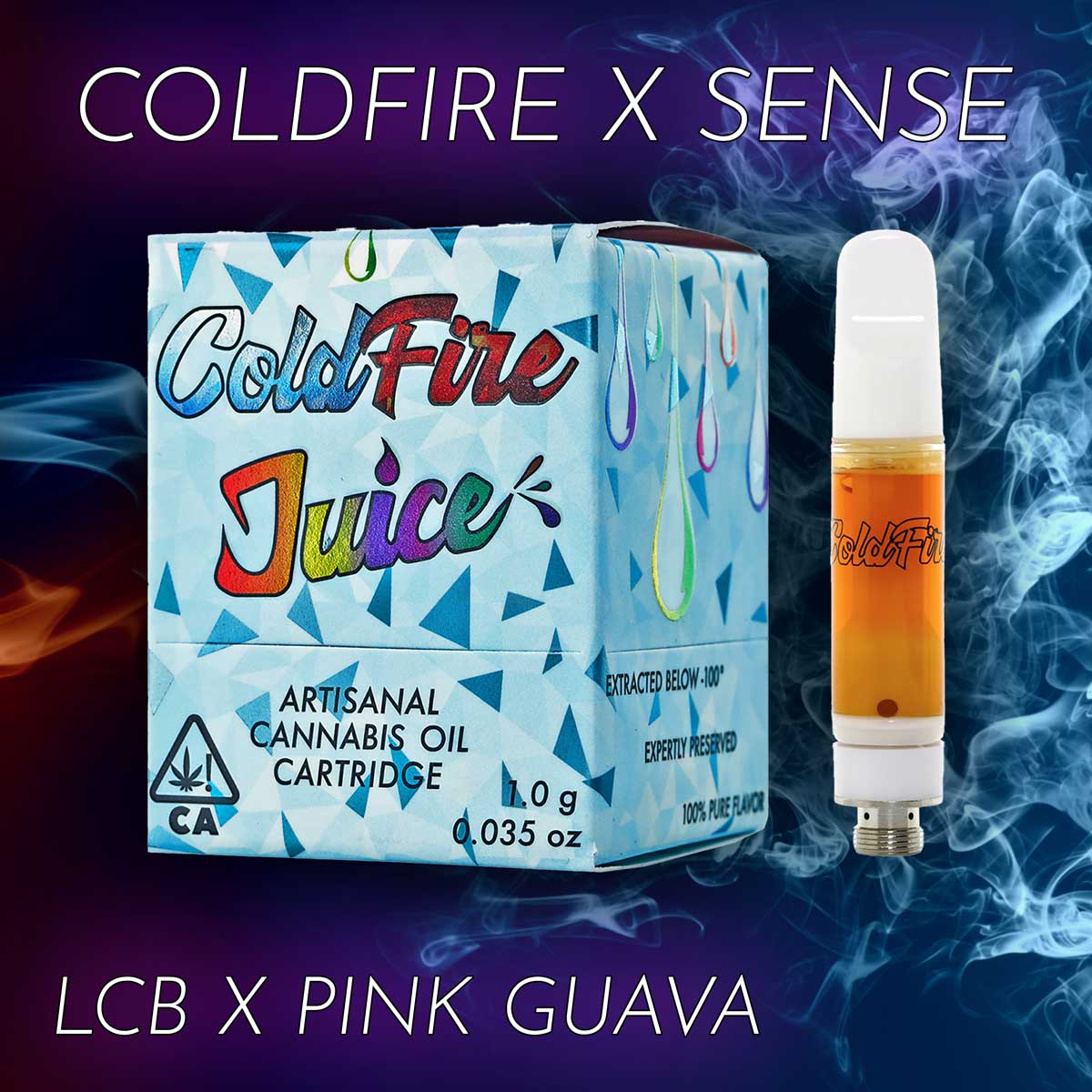 COLDFIRE x SENSE - LCB x Pink Guava Juice Cartridge 1g