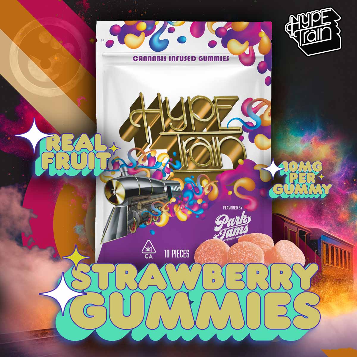 Hype Train - Strawberry Gummies