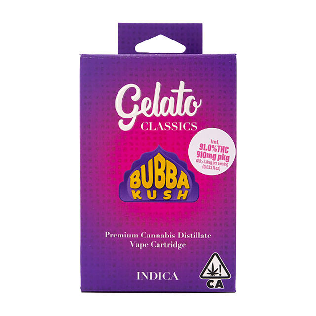 Gelato - Bubba Kush Cartridge 1g