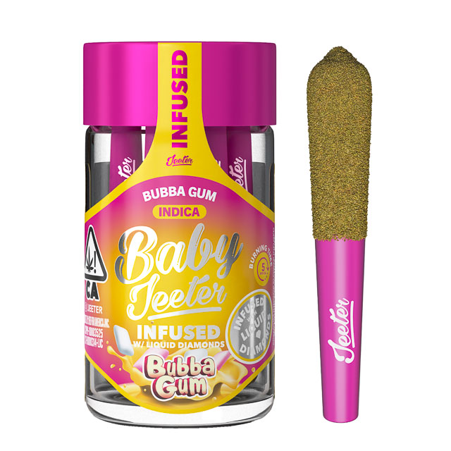 Baby Jeeter - Bubba Gum Diamond Infused Preroll Pack 2.5g