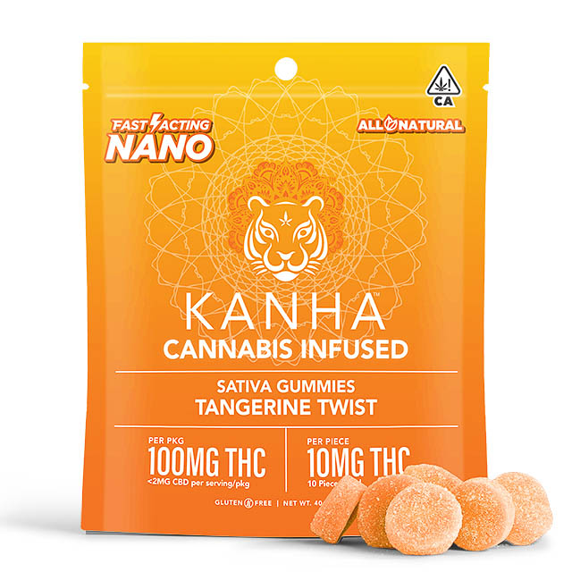 Kanha - Tangerine Twist Nano Gummies 100mg