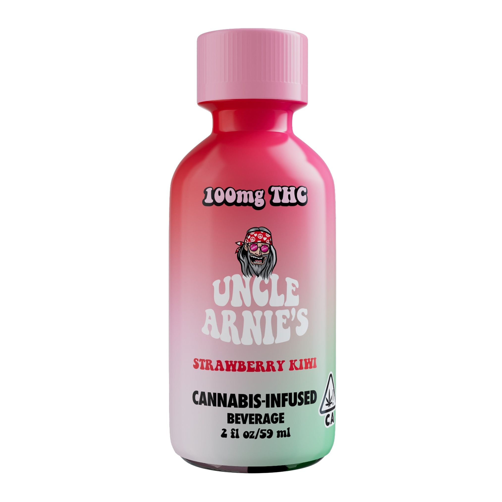 Uncle Arnies - Strawberry Kiwi Infused Drink 100mg