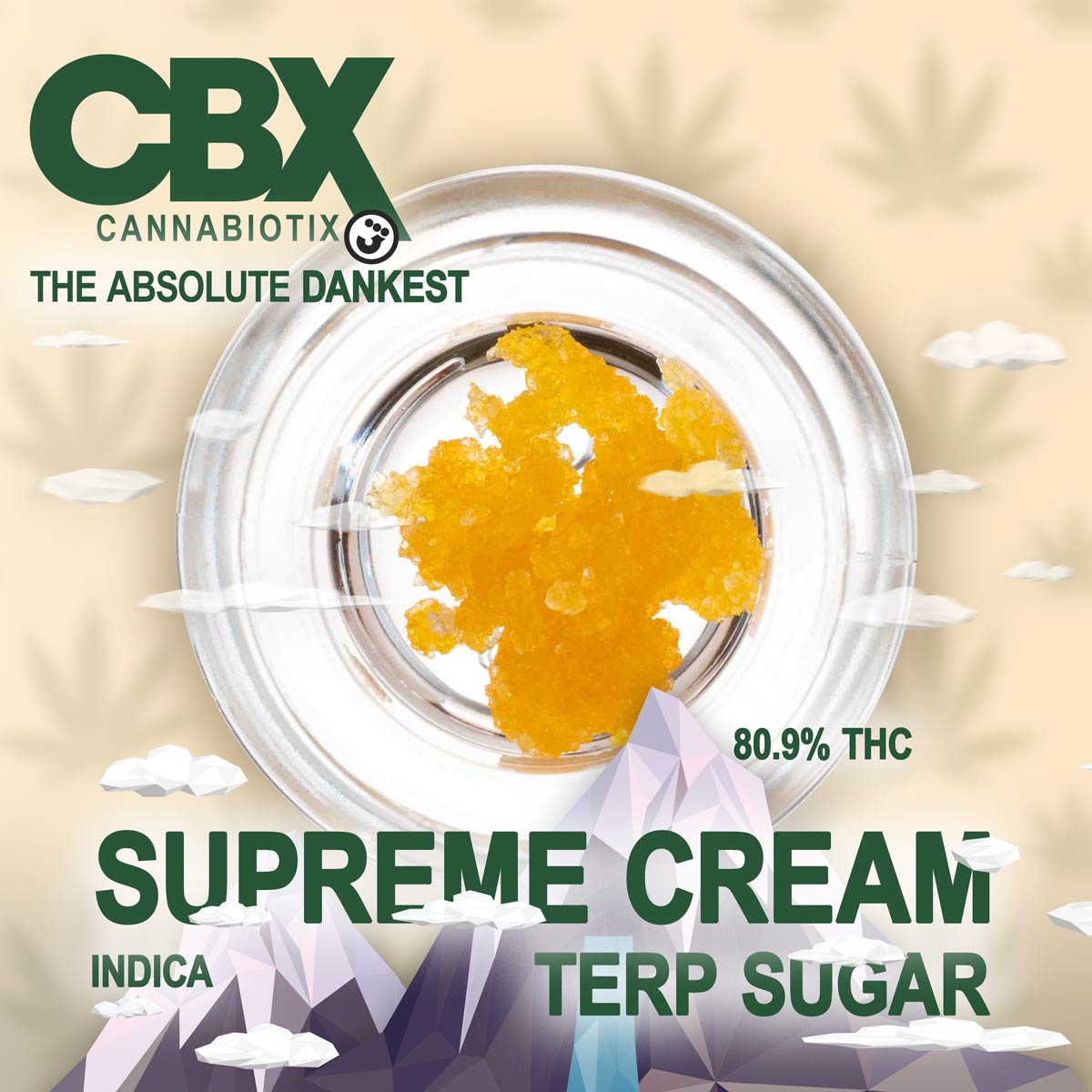 Cannabiotix CBX - Supreme Cream Terp Sugar 1g