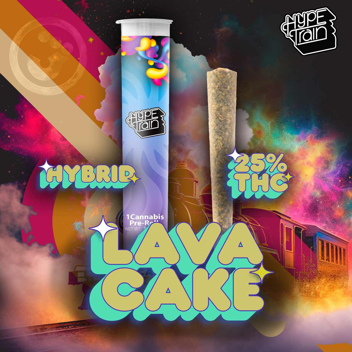 Hype Train - Lava Cake Preroll 1g