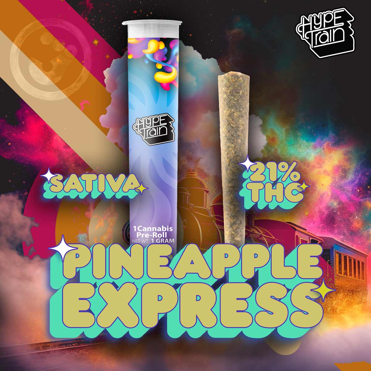 Hype Train - Pineapple Express Preroll 1g