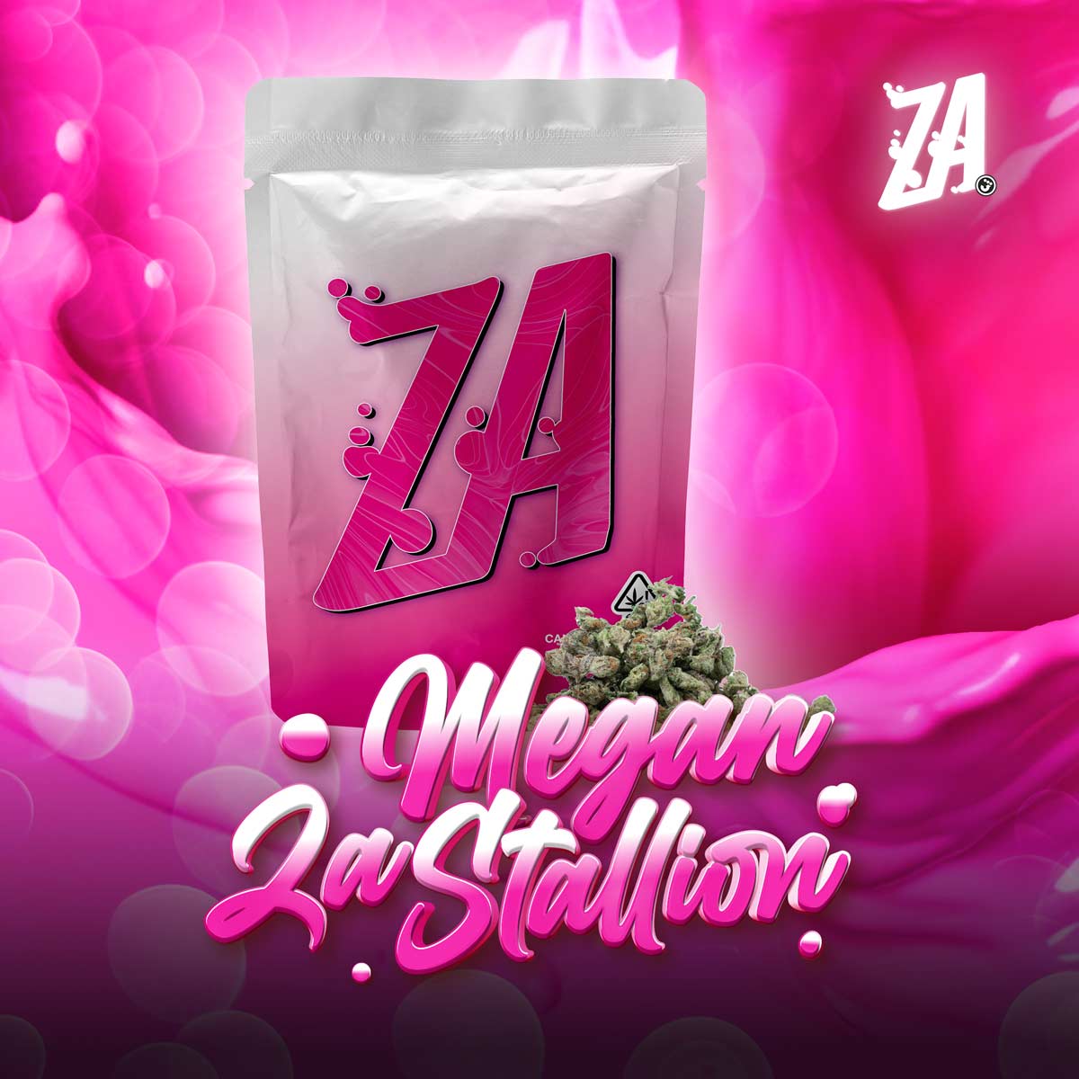 ZA - Megan ZA Stallion Str8 Lemonade Flower 14g