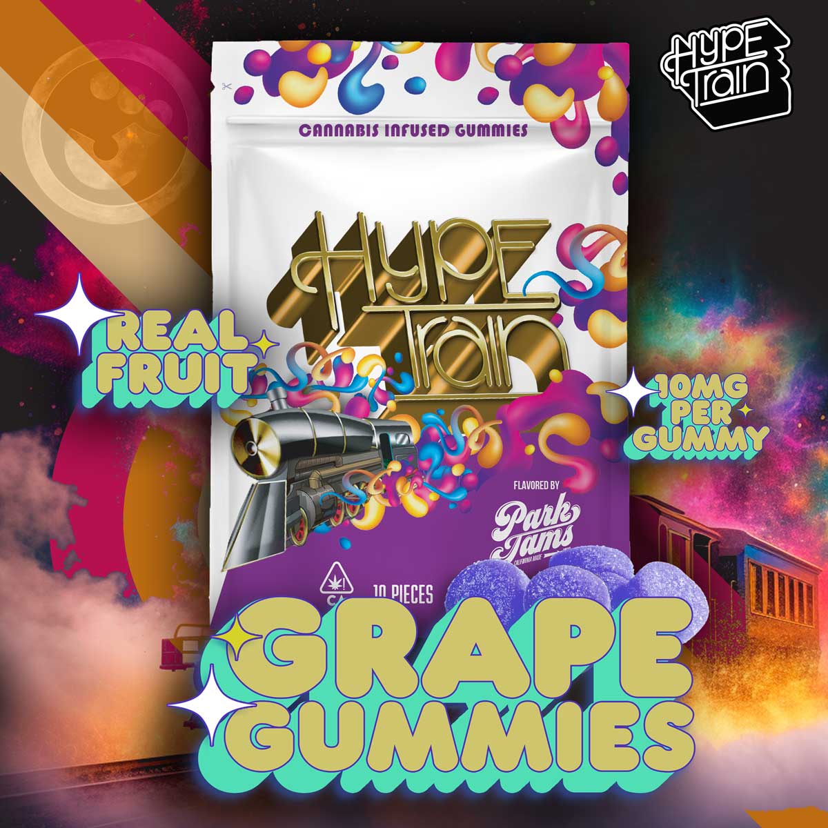 Hype Train - Grape Gummies