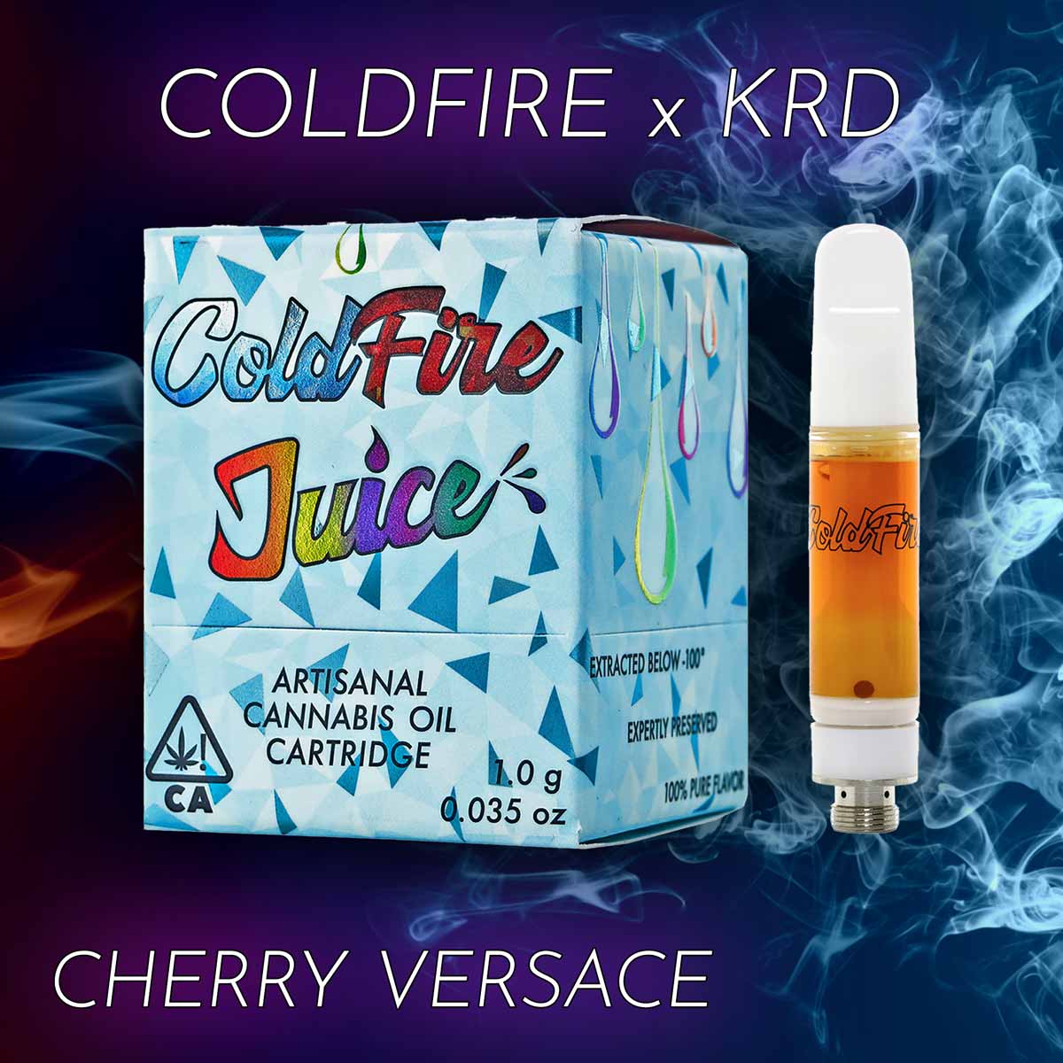 Coldfire x KRD - Cherry Versace Juice Cartridge 1g