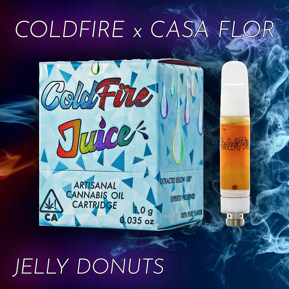 Coldfire x Casa Flor - Jelly Donuts Juice Cartridge 1g