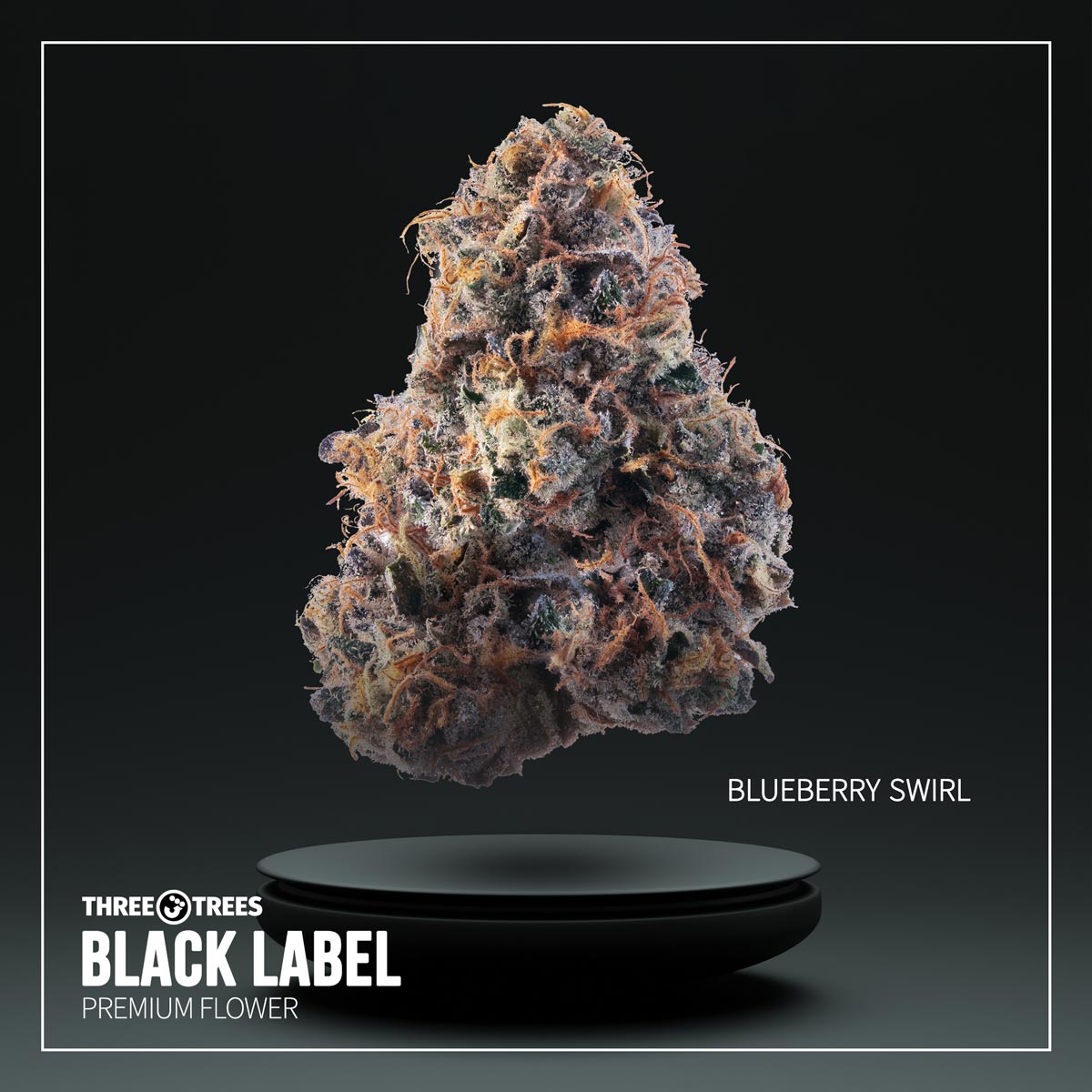 Three Trees - Blueberry Swirl Blk Lbl Flower 3.5g