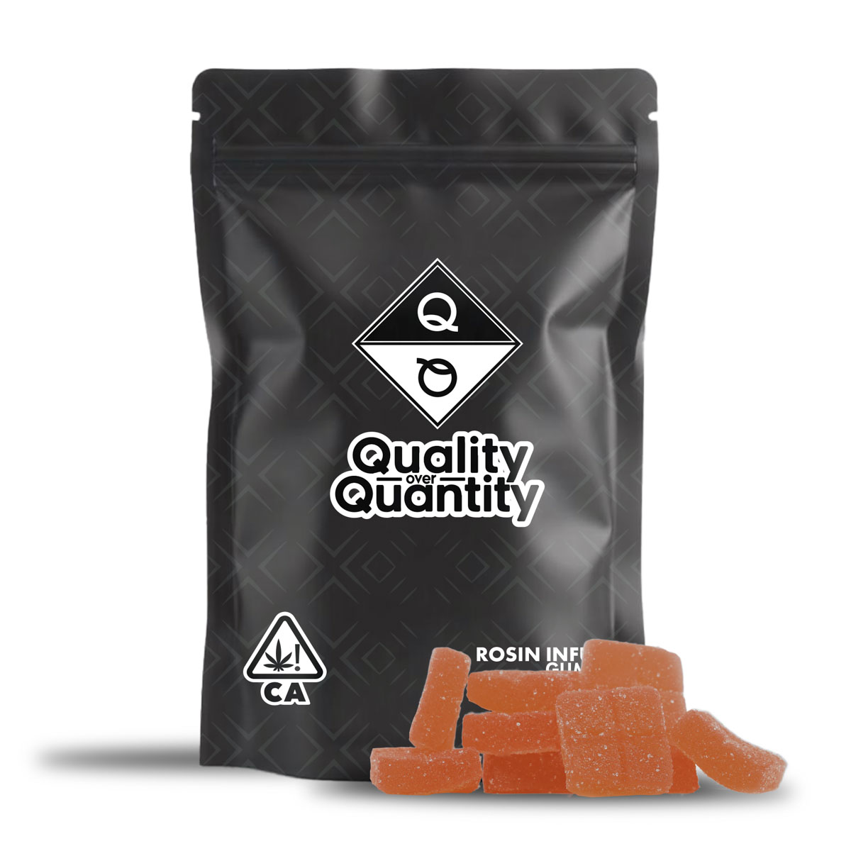 Quality Over Quantity - Peach Lychee Rosin Gummies 100mg