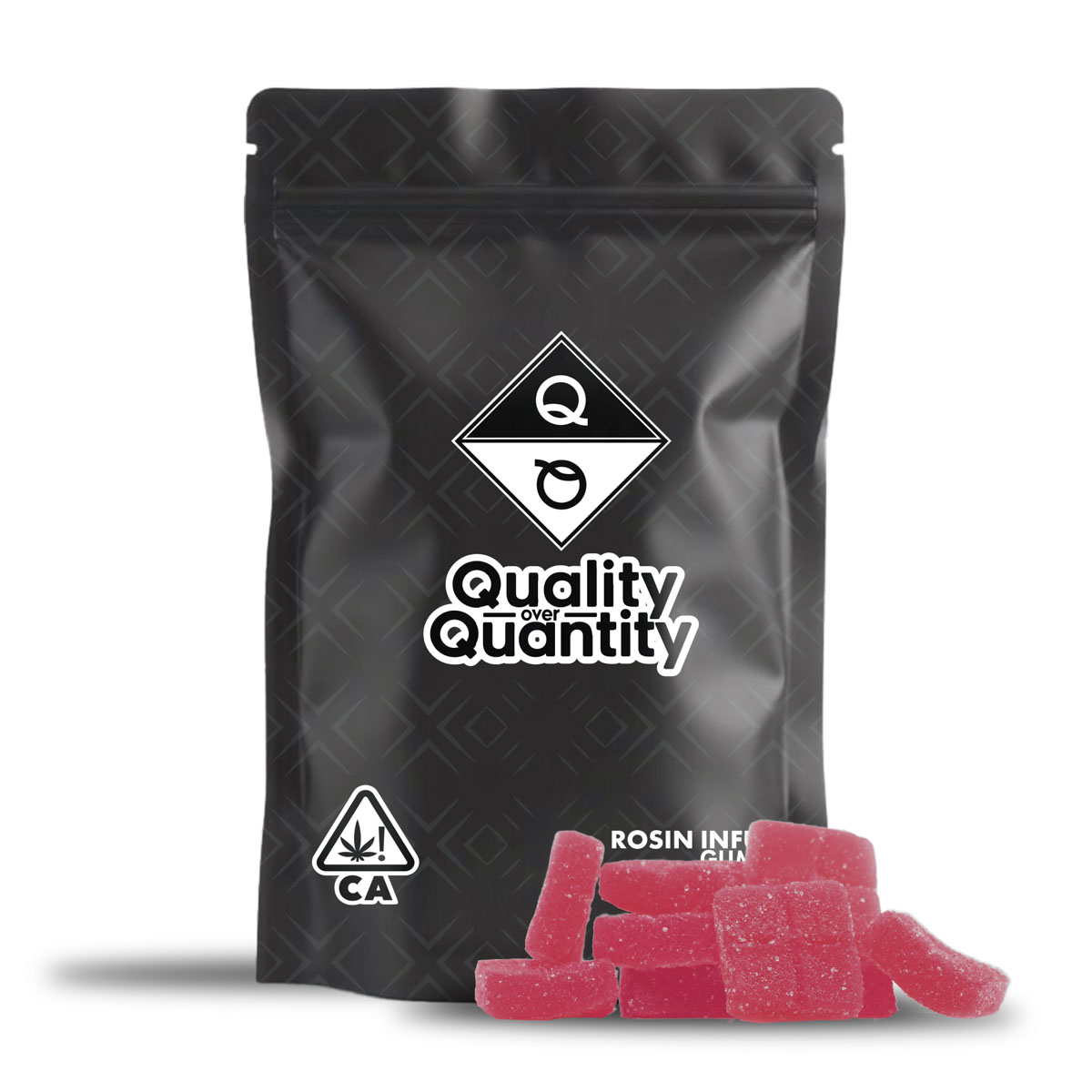 Quality Over Quantity - Strawberry Hibiscus Rosin Gummies 100mg